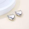 French-Inspired Stainless Steel Minimalist Ear Cuff: Trendy, Lightweight Luxury Earrings with Niche Design