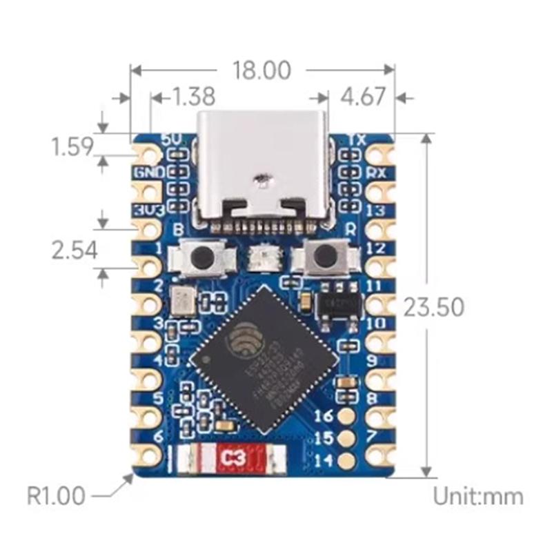 Esp32 S3 Mini Development Board Esp32-S3-Zero Esp32-S3Fh4R2 Wifi Bluetooth Tools