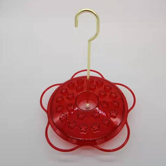 Hummingbird Feeder for Outdoor Hanging Plastic Wildbird Feeder with 24 Feeding Ports And Perch for Outside Patio Garden Lawn Decor