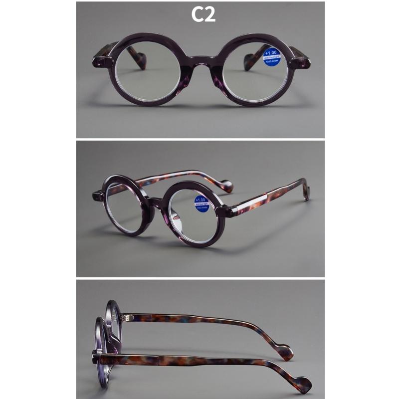 Women's glasses, retro round small frame glasses for men and women