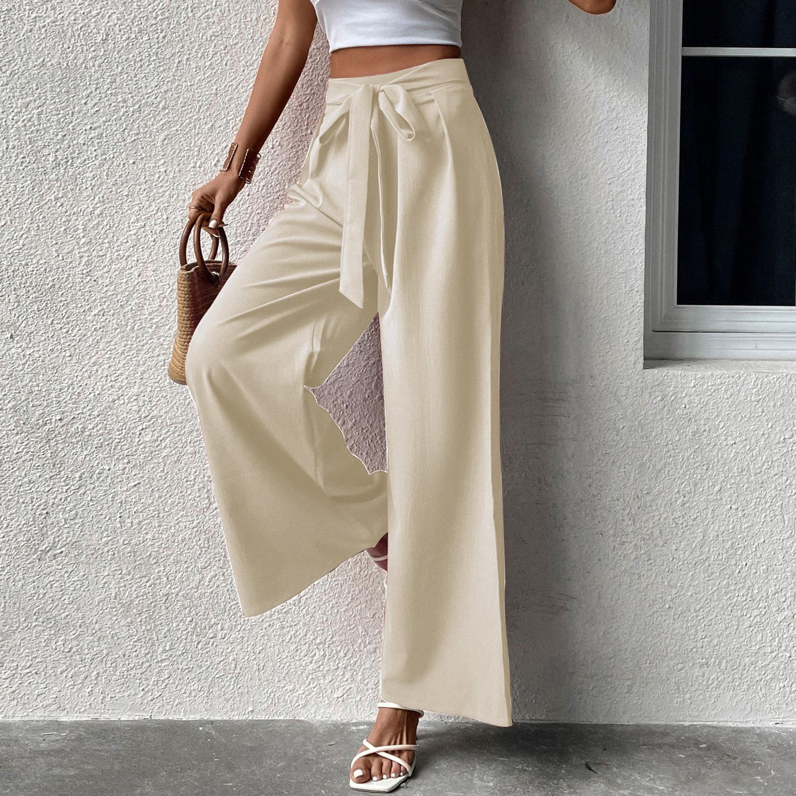 

Women s Fashionable High-waisted Work Pants With Multiple Pockets, Suitable For Sports And Leisure XL хакі