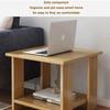 Home Small Table Living Room Small Coffee Table Bedroom Bedside Shelf Nordic Minimalist Tea Table Wooden Multifunctional Shelf