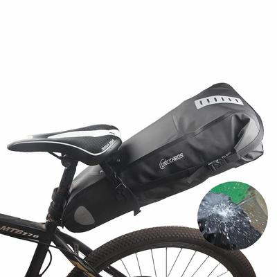 Borsa da Sella Posteriore Multifunzionale Impermeabile per Bicicletta di Grande Capacità