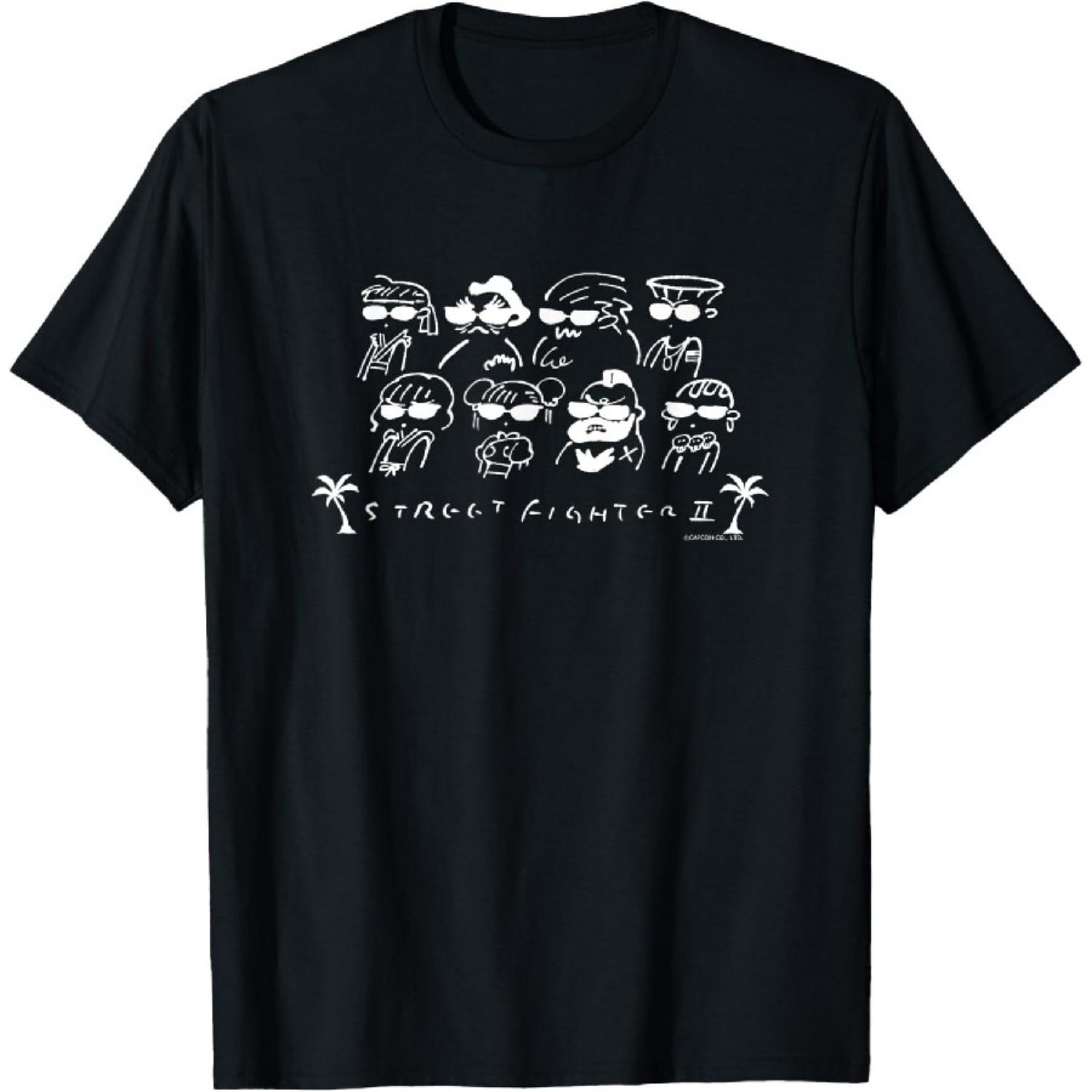 

STREET FIGHTER II Line Art (A) T-Shirt XXXXXL чёрный