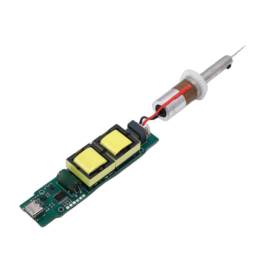 Ultrasonic Cutter Transducer 30W 40KHz Ultrasonic Cutting Tool Transducer Blade with Drive Module for 3D Print Plastic
