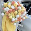 Woven Crocheted Rose Bouquet Blanket Finished Product Rose Blanket  Valentine's Day