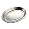 ZISIZ Stainless Steel Oval Deep Serving Platter