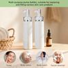 Garneck Pump Bottle Refill Bottles of Shampoo for Travel Size White X (Set 2) - Dispenser, 200ml, Lotion, Etc. - - - 19.5cm (H) 4.5cm (W)
