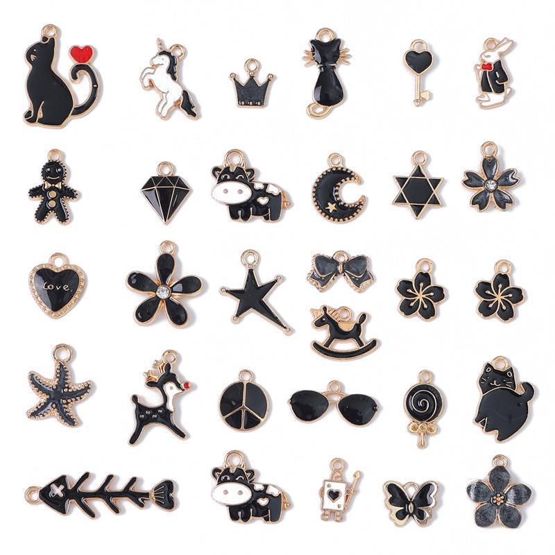 Cute Cartoon Oil Drop Panda Pendant - DIY Bracelet & Necklace Accessory