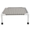 Elevated Dog Bed Sturdy Cooling Raised Dog Bed Detachable Washable Portable Pet Cot for All Seasons Square Pattern