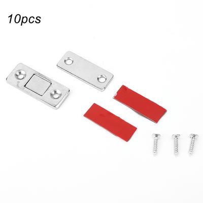 10 Stück Edelstahl Schranktürmagnet Schiebetür Saugmagnetischer Türschnapper