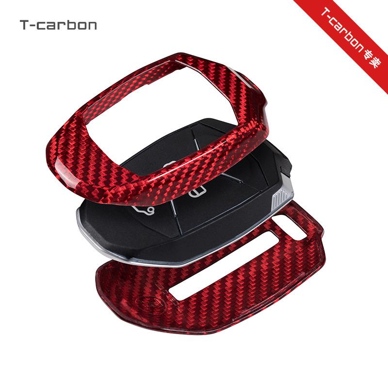 T-Carbon Kohlefaser Schlüsselhülle für Lynk & Co 01/02/03 Modelle
