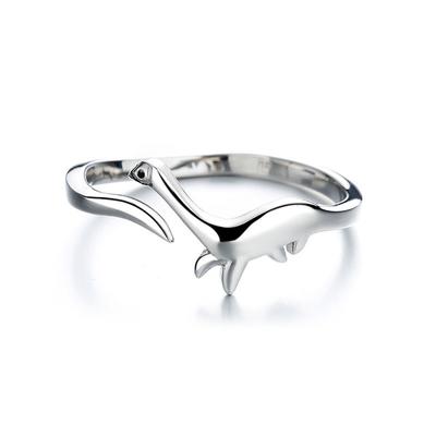 Vintage Dinosaur Rings for Lovers Charm Adjustable Opening Animal Rings Trendy Friendship Couple Jewellery Party Gift