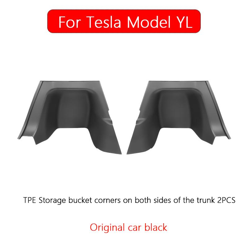 For Tesla Model YL 2026 TPE Front Rear Door Sill Protector Threshold Strip Waterproof Anti-kick Guard Panel Interior Accessories