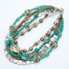 STEPHEN DWECK 925 Turquoise, Pearl, Quartz, Natural Stone Multi-Stone Necklace SilverUsed