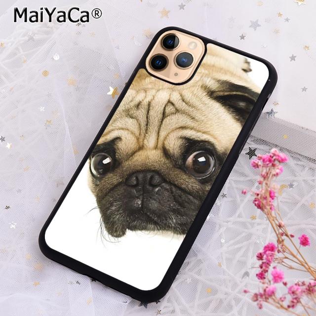 MaiYaCa Animal Black Pug cloSE2020 up Phone Case Cover For iPhone 17 Air 16 16e 15 plus 11 12 13 14 pro max  coque