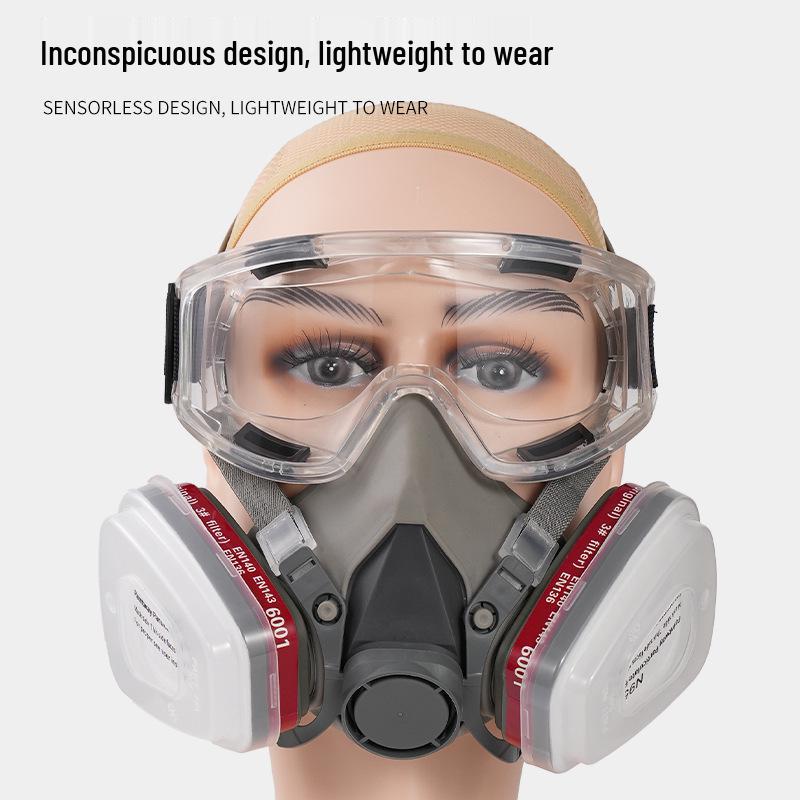 Industrial Respirator Gas Mask for Dust, Smoke, and Toxic Protection