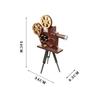 Cinema Machine Ornament with Tripod Stand Decorative Vintage