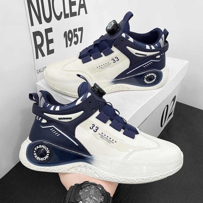 Fashion Trendy Men's Sports Running Shoes Designer New Rotating Buckle Comfortable Casual Sneakers Outdoor Basketball Shoes Tennis Shoe