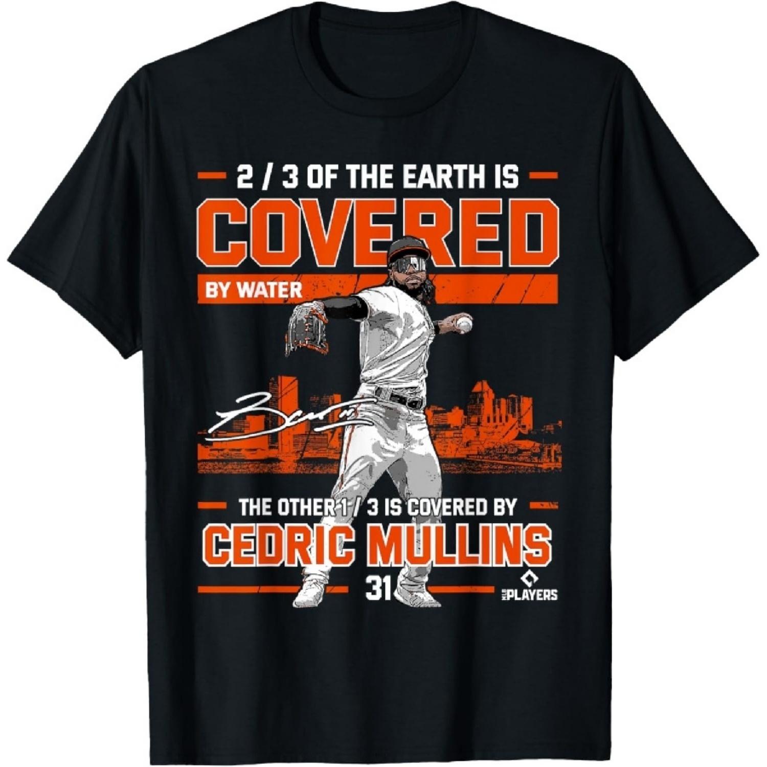Футболка Cedric Mullins с логотипом MLBPA XXXXXL разноцветный