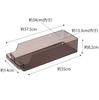 Yamazaki Refrigerator Can Storage x D14 x Tower Refrigerator Maximizes Space Use Rack, Black, Approx. W37.5 H8.2cm, Series, Storage, (5767)