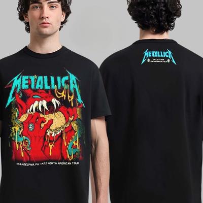 Metallica M72 Philly 2026 Night 1 Venue Tee In Philadelphia Pennsylvania At Lincoln Financial Field On May 23 2026 Red Demon