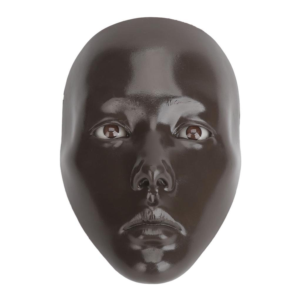 Makeup Practice Face with Plastic Stand 5D Silicone Full Face Makeup Practice BoardReusable
