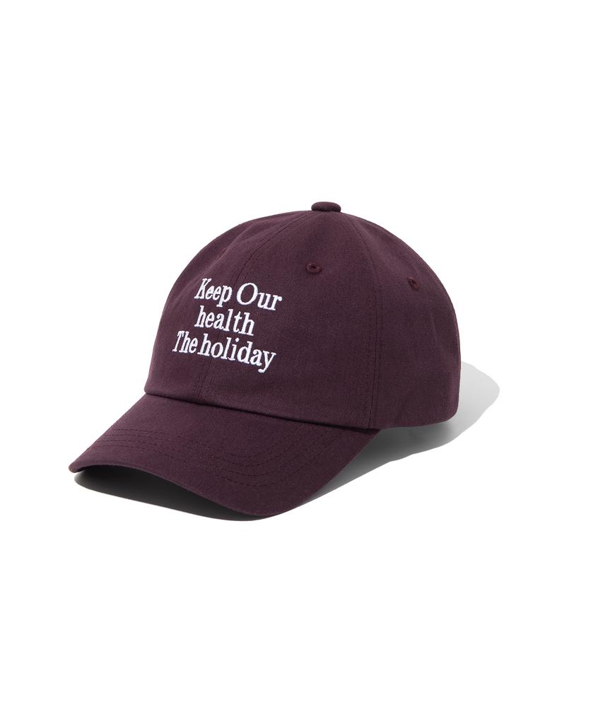 MILLO ARCHIVE Holiday Signature Ball Cap [Burgundy]