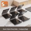 Glacier Pattern Phone & Tablet Holder: Desktop Ornament & Portable TV Stand