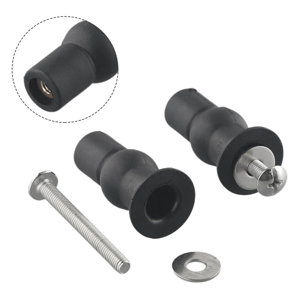 2pcs Toilet Seat Screws Nut Cover Lid Top Fixing Blind Hole Fitting-Kits Bathroom Accessories Replacement Toilet Seat Screws