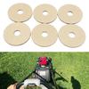 Six fiber blade gaskets replacement for lawn mower parts compatible with models 421200 For 285955 285959 285960