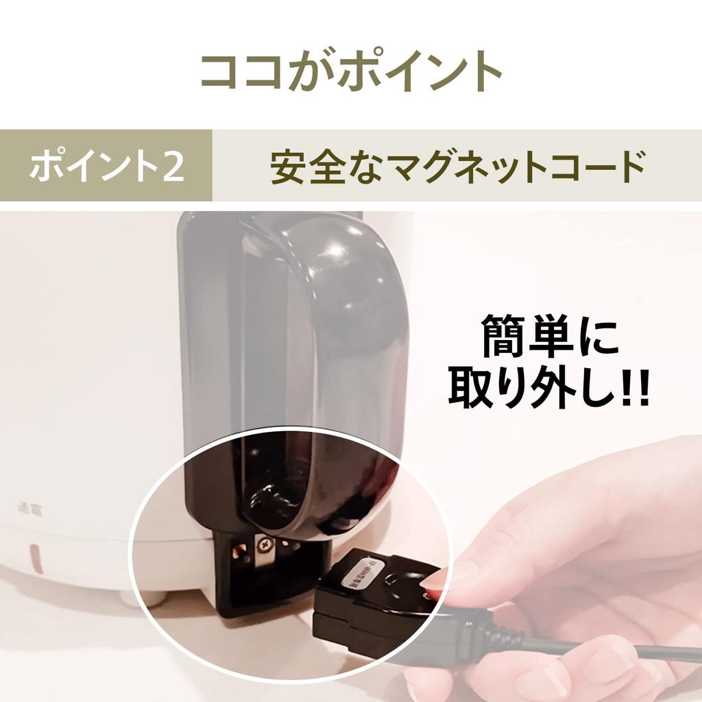 Twin Bird Compact Fryer Tabletop Home Use Temperature Control Function Single Person Fried Food Pearl White 0.5L EP-4694PW