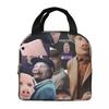 John Pork Is Calling Funny Meme Insulated Lunch Bag for Women Kids Portable Food Boxes Thermal Lunch Box Tote