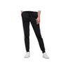Adidas Striped Drawstring Knit Joggers Women Bottoms Black DP2377