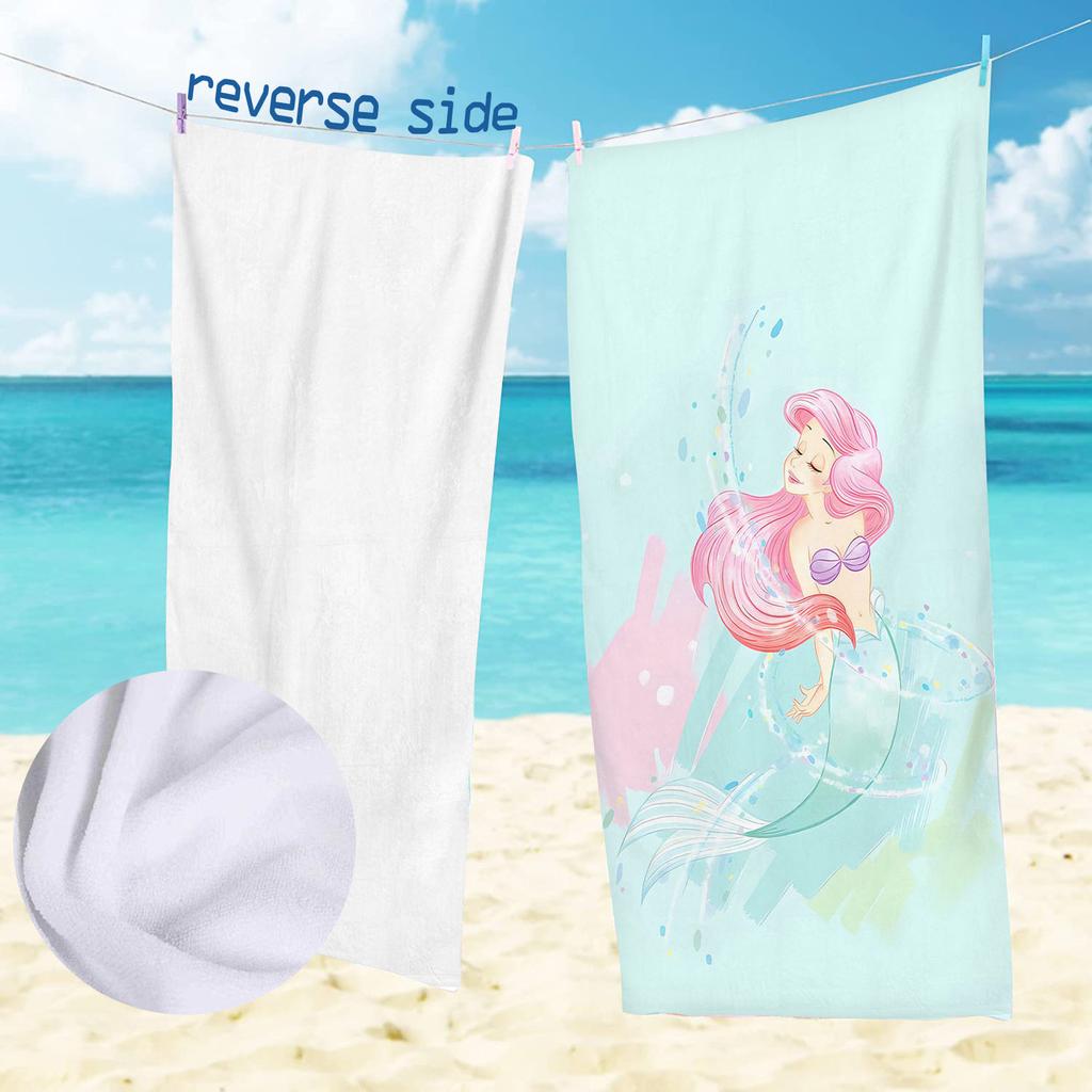 Princess Beach Towels Travel Towel Shower Sauna Bathroom Cotton 100% Microfibre Quick Dry Spa For Home Cute Room Decor