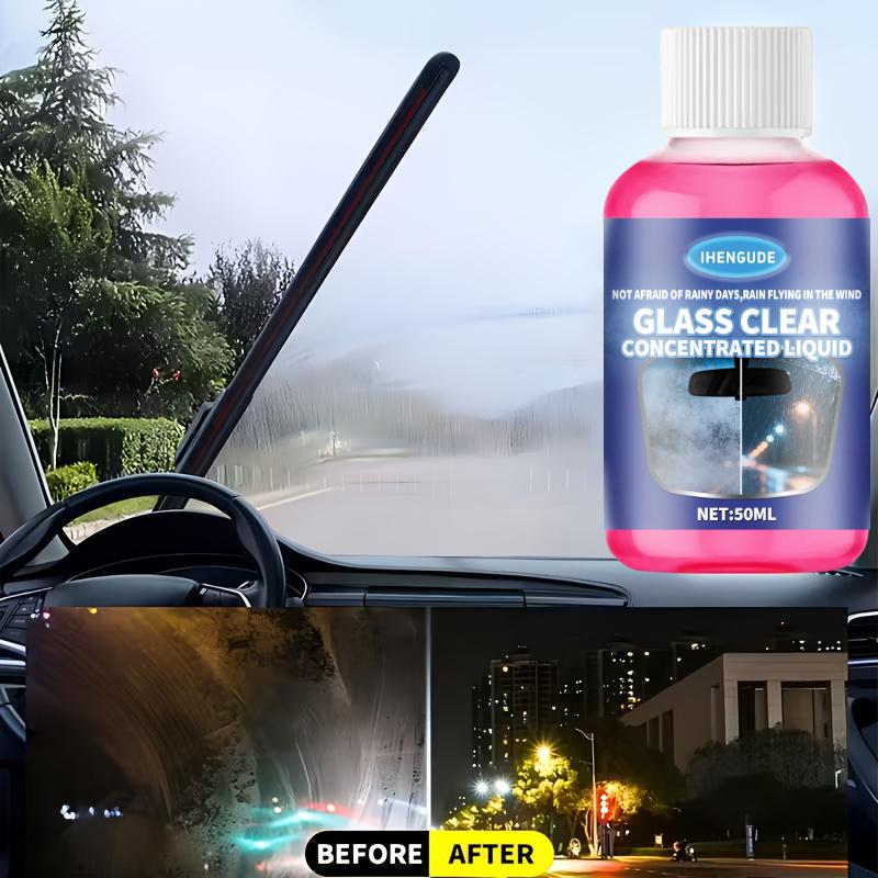 Advanced Glass Windshield Wiper Fluid, 1:100 Concentrated Solution, Suitable for Removing Water Stains, Tar, and Oxidation Layers, Keeping