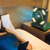 Solar Outdoor Camping Fan with LED Light USB Rechargeable Solar Outdoor Tent Fan 5200mAh Solar Cordless Tent Fan for Emergency