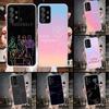 Love Yourself Flower Heart Line Kpop Phone Case For Samsung Galaxy A12 A22 A32 A52 A72 A02S A51 A50S A71 A70 A31 A20S Note 20 Ul