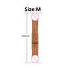 Realistic Dildo Double Ended Dildo Sex Toys for Woman Erotic Soft Long Jelly Dildo for Lesbian Flexible Big Penis Masturbator