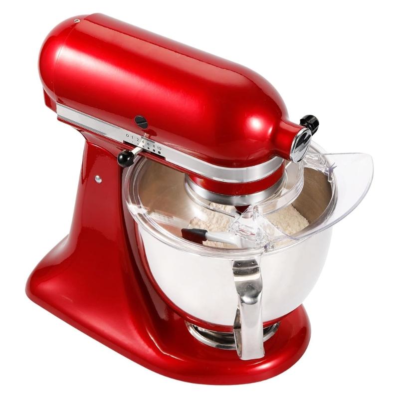 Spritzschutz mit abnehmbarem Ausgießer für 3,5-Quart-Kopfneige-Küchenmaschine Spritzschutz Rührzubehör