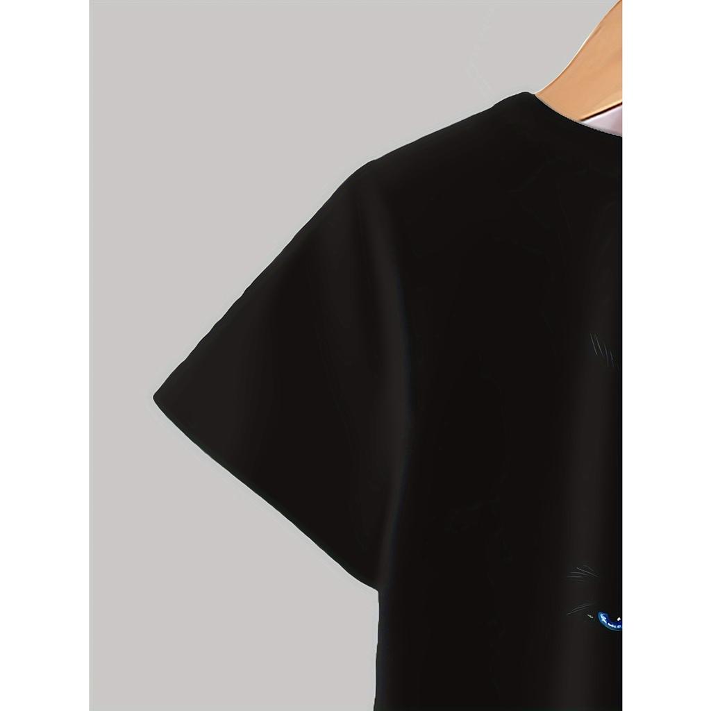 Set da 2 pezzi per ragazzo con maglietta a maniche corte girocollo e pantaloncini con stampa digitale 3D a tema lupo, set sportivo e per il tempo libero per bambini