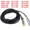 5PCS/Lot PR08-2DN PR08-1.5DN PR08-2DP PR08-1.5DP PR12-2DN PR18-5DN M8 M12 M18 Inductive Proximity Sensor Switch 12-24VDC