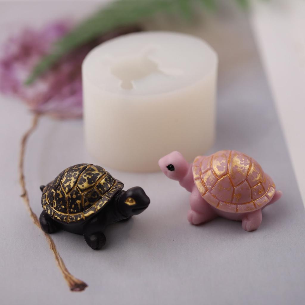 For Turtle Candle Silicone Mold for Handmade Desktop Decoration Gypsum Epoxy Resin Aromatherapy Candle Silicone Mould