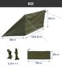 DUCKNOT BST Campfire Compact Windscreen for Camping and Outdoors Tent, Reflector, Windbreak, Solo, Lightweight, (Duck Khaki)