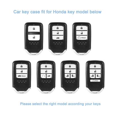 Honda CRV CR-V Fit Civic Accord HR-V HRV City Odyssey XR-V İçin Araba Uzaktan Kumandalı Anahtar Kılıfı Kapak Kabuk Koruyucu Kılıf