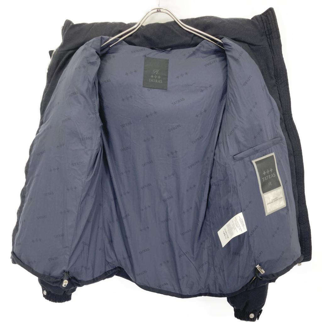 TATRAS MTAT20A4289-D Navy Wool DOMIZIANO Hoodie Down Jacket Jacket 01 NavyUsed