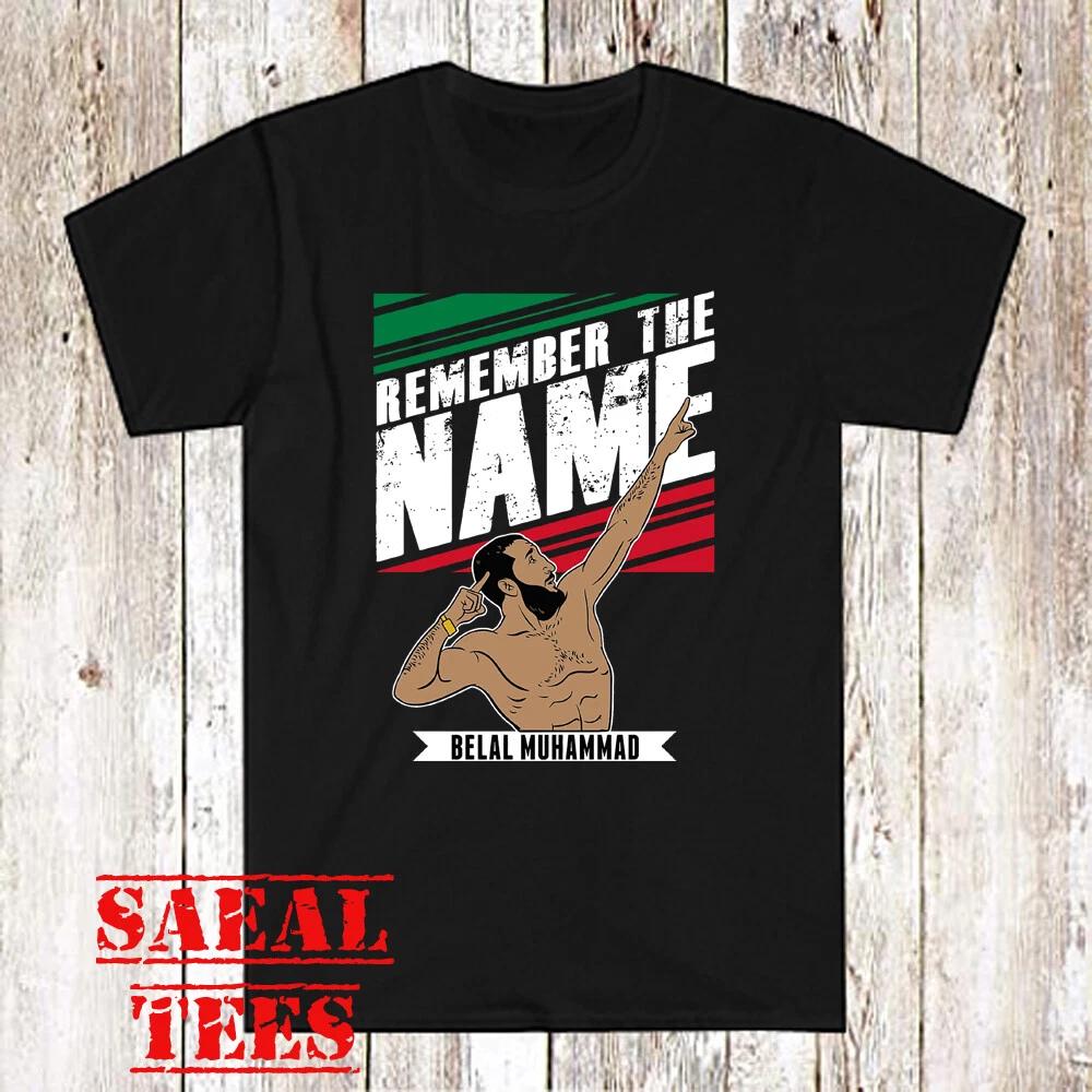 Belal Muhammad MMA Fighter Champion Men s Black Size S-5XL S