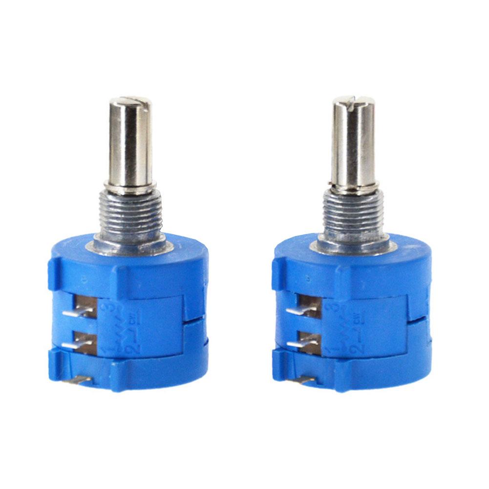 Høyytelses 10-omdreiningstrådviklet potensiometer 2 STK 3590S2502L 5K Ohm