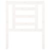 Headboard White 81 X 4 X 100 Cm Solid Pine Wood
