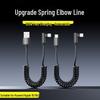 120W Fast Charging Elbow Type-C Cable, Compatible with Apple, Huawei, Vivo, and Oppo